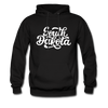 South Dakota Hoodie - Hand Lettered Unisex South Dakota Hooded Sweatshirt - black