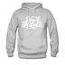 South Dakota Hoodie - Hand Lettered Unisex South Dakota Hooded Sweatshirt - heather gray