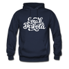 South Dakota Hoodie - Hand Lettered Unisex South Dakota Hooded Sweatshirt - navy