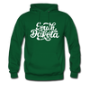 South Dakota Hoodie - Hand Lettered Unisex South Dakota Hooded Sweatshirt - forest green