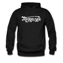 Tennessee Hoodie - Hand Lettered Unisex Tennessee Hooded Sweatshirt - black
