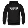 Tennessee Hoodie - Hand Lettered Unisex Tennessee Hooded Sweatshirt - black