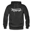 Tennessee Hoodie - Hand Lettered Unisex Tennessee Hooded Sweatshirt - charcoal gray