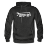 Tennessee Hoodie - Hand Lettered Unisex Tennessee Hooded Sweatshirt - charcoal gray