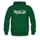 Tennessee Hoodie - Hand Lettered Unisex Tennessee Hooded Sweatshirt - forest green