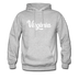 Virginia Hoodie - Hand Lettered Unisex Virginia Hooded Sweatshirt - heather gray
