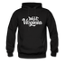 West Virginia Hoodie - Hand Lettered Unisex West Virginia Hooded Sweatshirt - black