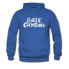 South Carolina Hoodie - Hand Lettered Unisex South Carolina Hooded Sweatshirt - royal blue