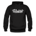 Vermont Hoodie - Hand Lettered Unisex Vermont Hooded Sweatshirt - black
