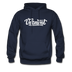 Vermont Hoodie - Hand Lettered Unisex Vermont Hooded Sweatshirt - navy