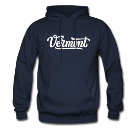 Vermont Hoodie - Hand Lettered Unisex Vermont Hooded Sweatshirt