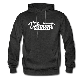 Vermont Hoodie - Hand Lettered Unisex Vermont Hooded Sweatshirt