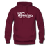 Wyoming Hoodie - Hand Lettered Unisex Wyoming Hooded Sweatshirt - burgundy