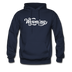 Wyoming Hoodie - Hand Lettered Unisex Wyoming Hooded Sweatshirt - navy
