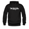 Washington Hoodie - Hand Lettered Unisex Washington Hooded Sweatshirt - black
