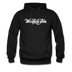Washington Hoodie - Hand Lettered Unisex Washington Hooded Sweatshirt - black