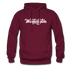Washington Hoodie - Hand Lettered Unisex Washington Hooded Sweatshirt - burgundy