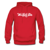 Washington Hoodie - Hand Lettered Unisex Washington Hooded Sweatshirt - red