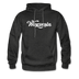 Wisconsin Hoodie - Hand Lettered Unisex Wisconsin Hooded Sweatshirt - charcoal gray