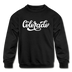 Colorado Youth Sweatshirt - Hand Lettered Youth Colorado Crewneck Sweatshirt - black