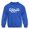 Colorado Youth Sweatshirt - Hand Lettered Youth Colorado Crewneck Sweatshirt