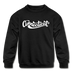 Connecticut Youth Sweatshirt - Hand Lettered Youth Connecticut Crewneck Sweatshirt - black