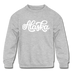 Alaska Youth Sweatshirt - Hand Lettered Youth Alaska Crewneck Sweatshirt - heather gray