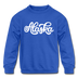 Alaska Youth Sweatshirt - Hand Lettered Youth Alaska Crewneck Sweatshirt - royal blue