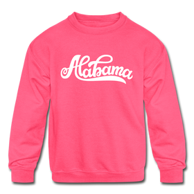 Alabama Youth Sweatshirt - Hand Lettered Youth Alabama Crewneck Sweatshirt
