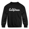 California Youth Sweatshirt - Hand Lettered Youth California Crewneck Sweatshirt