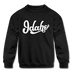 Idaho Youth Sweatshirt - Hand Lettered Youth Idaho Crewneck Sweatshirt - black