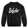 Idaho Youth Sweatshirt - Hand Lettered Youth Idaho Crewneck Sweatshirt