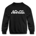 Nevada Youth Sweatshirt - Hand Lettered Youth Nevada Crewneck Sweatshirt - black
