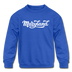 Maryland Youth Sweatshirt - Hand Lettered Youth Maryland Crewneck Sweatshirt - royal blue