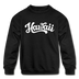 Hawaii Youth Sweatshirt - Hand Lettered Youth Hawaii Crewneck Sweatshirt - black