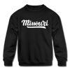 Missouri Youth Sweatshirt - Hand Lettered Youth Missouri Crewneck Sweatshirt