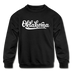 Oklahoma Youth Sweatshirt - Hand Lettered Youth Oklahoma Crewneck Sweatshirt - black