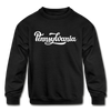 Pennsylvania Youth Sweatshirt - Hand Lettered Youth Pennsylvania Crewneck Sweatshirt