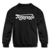 Tennessee Youth Sweatshirt - Hand Lettered Youth Tennessee Crewneck Sweatshirt - black