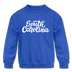 South Carolina Youth Sweatshirt - Hand Lettered Youth South Carolina Crewneck Sweatshirt - royal blue