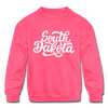 South Dakota Youth Sweatshirt - Hand Lettered Youth South Dakota Crewneck Sweatshirt