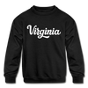 Virginia Youth Sweatshirt - Hand Lettered Youth Virginia Crewneck Sweatshirt