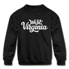 West Virginia Youth Sweatshirt - Hand Lettered Youth West Virginia Crewneck Sweatshirt