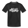 Alaska Youth T-Shirt - Hand Lettered Youth Alaska Tee - black