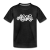 Alaska Youth T-Shirt - Hand Lettered Youth Alaska Tee - charcoal gray