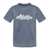 Arizona Youth T-Shirt - Hand Lettered Youth Arizona Tee - heather blue