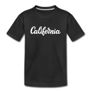 California Youth T-Shirt - Hand Lettered Youth California Tee - black
