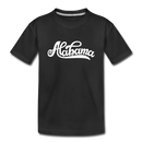 Alabama Youth T-Shirt - Hand Lettered Youth Alabama Tee - black