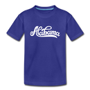 Alabama Youth T-Shirt - Hand Lettered Youth Alabama Tee - royal blue