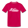 Alabama Youth T-Shirt - Hand Lettered Youth Alabama Tee - dark pink